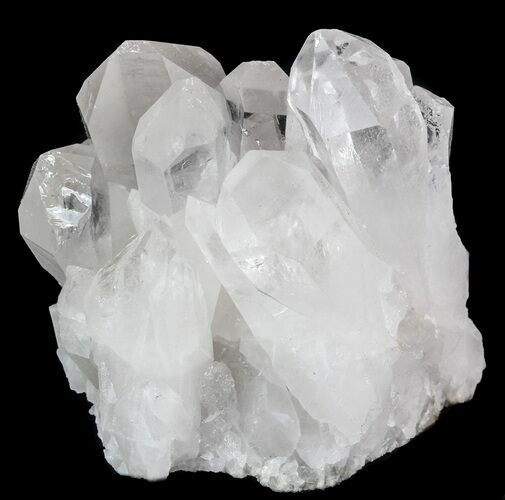 Clear Quartz Crystal Cluster - Brazil #48633